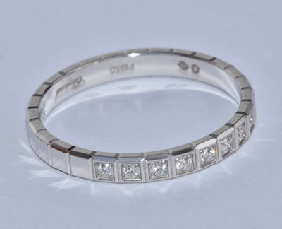 Chopard Ice Cube Platinum Diamond Ring