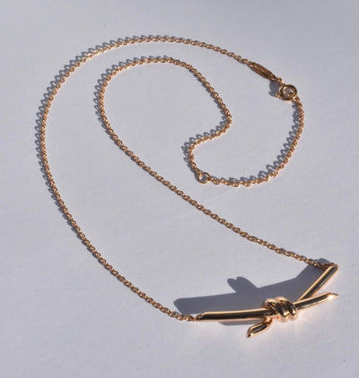 Tiffany & Co Knot Necklace 18k