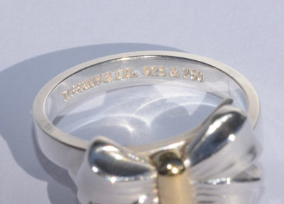 Tiffany & Co Bow Ring 925, 18k