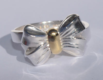 Tiffany & Co Bow Ring 925, 18k