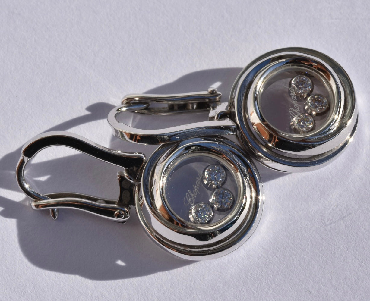 Chopard Happy Diamond Earrings 18k