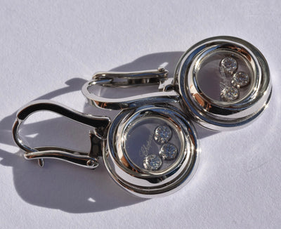 Chopard Happy Diamond Earrings 18k