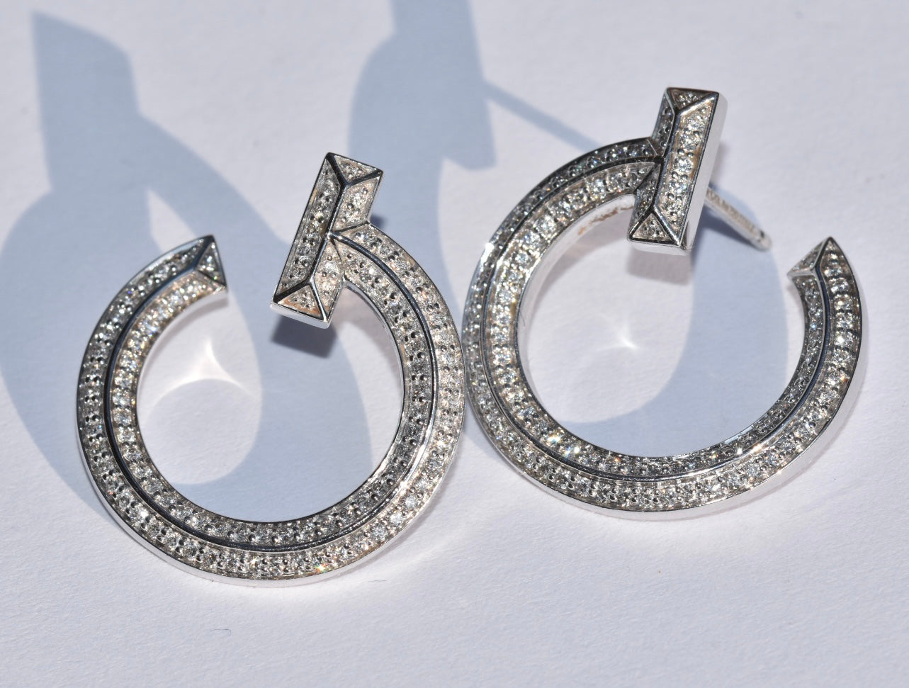 Tiffany & Co T Diamond Earrings