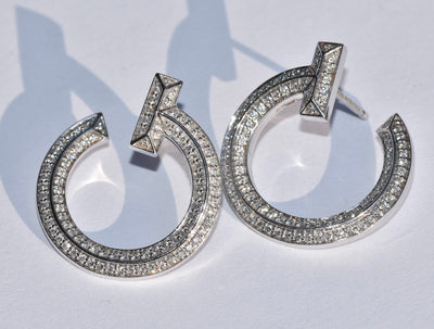 Tiffany & Co T Diamond Earrings