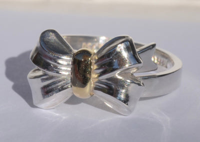 Tiffany & Co Bow Ring 925, 18k