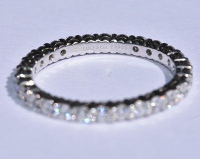 Tiffany & Co. Platinum Diamond Eternity Ring