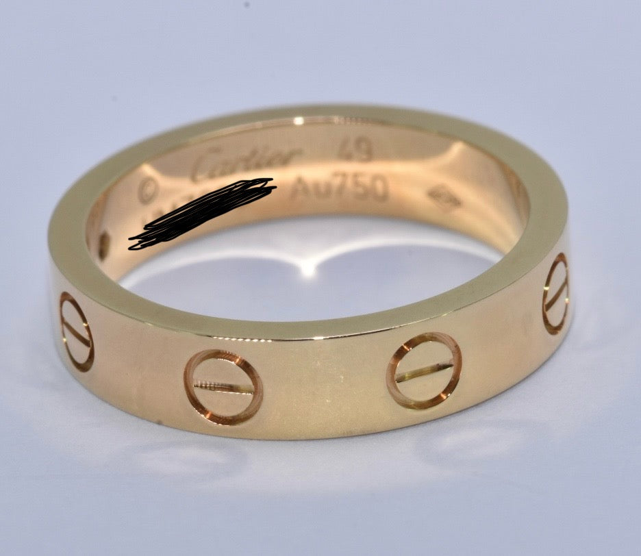 Cartier Love Diamond Ring 18k