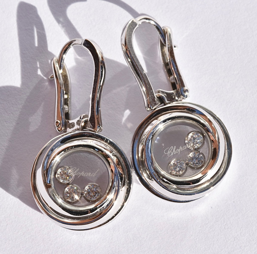 Chopard Happy Diamond Earrings 18k
