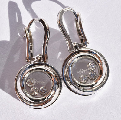 Chopard Happy Diamond Earrings 18k