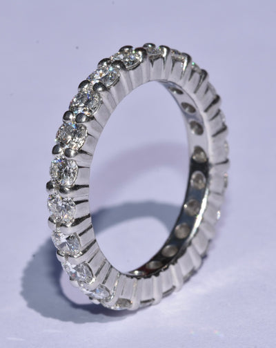Platinum Diamond Eternity Ring 1.95 carat