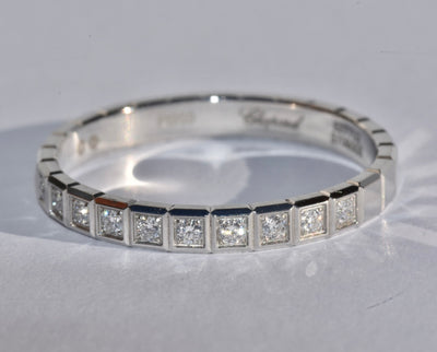 Chopard Ice Cube Platinum Diamond Ring