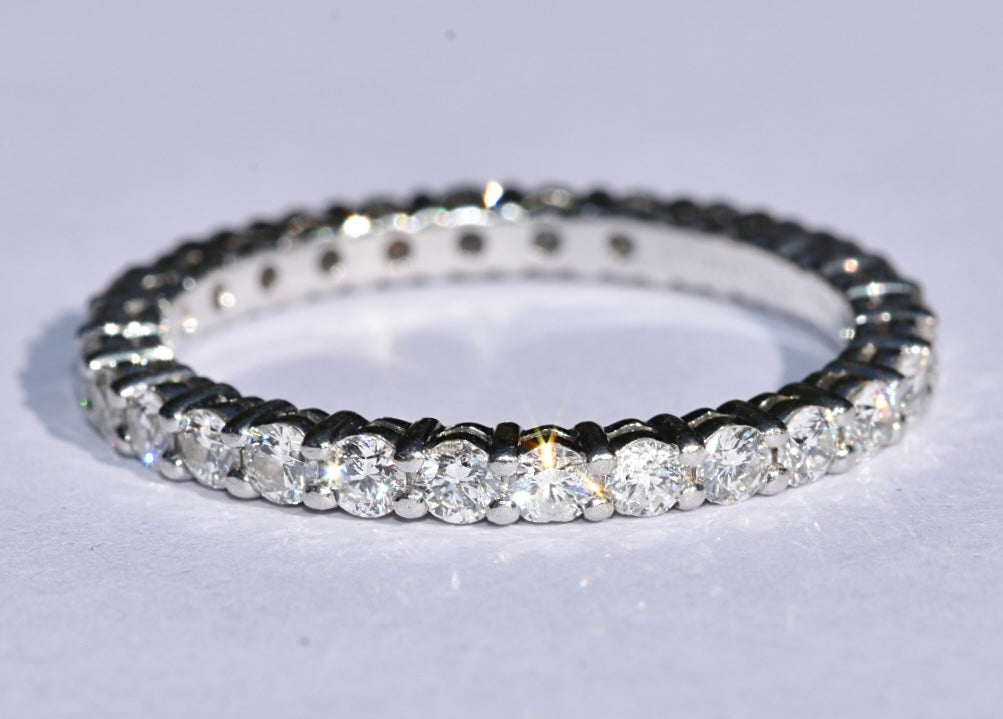 Tiffany & Co. Platinum Diamond Eternity Ring