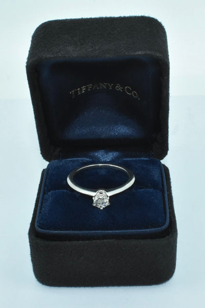 Tiffany & Co Platinum Engagement Ring 0.35 ct