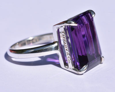 Tiffany & Co Amethyst Ring 925