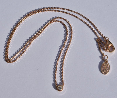 Cartier Diamond Necklace 18k