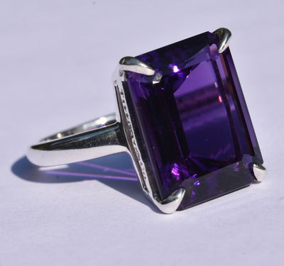 Tiffany & Co Amethyst Ring 925