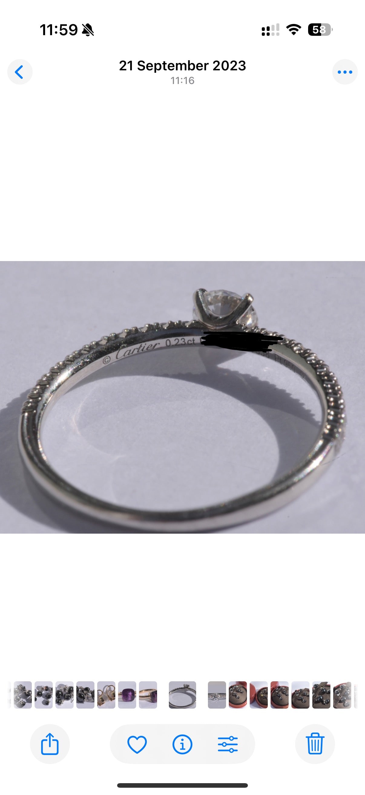 Cartier Etincelle De Cartier Diamond Ring