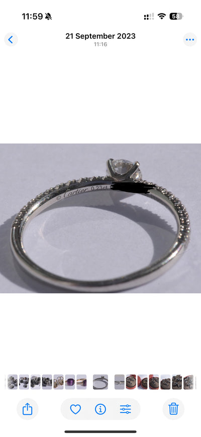 Cartier Etincelle De Cartier Diamond Ring