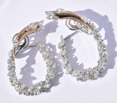 Yeprem Diamond Earrings 18k - Luxury Vintage