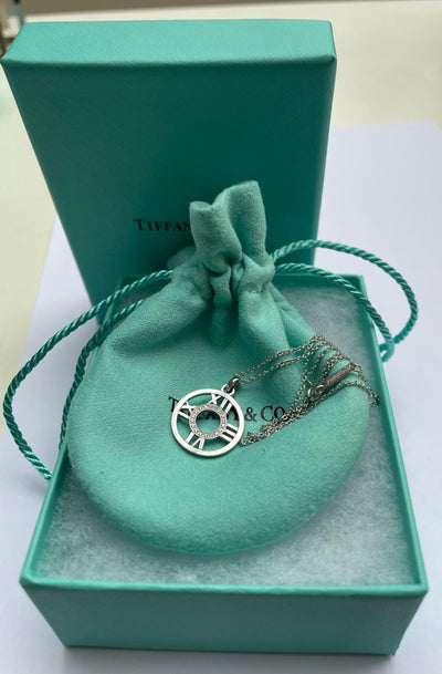 Tiffany & Co Diamond Atlas Necklace - Luxury Vintage