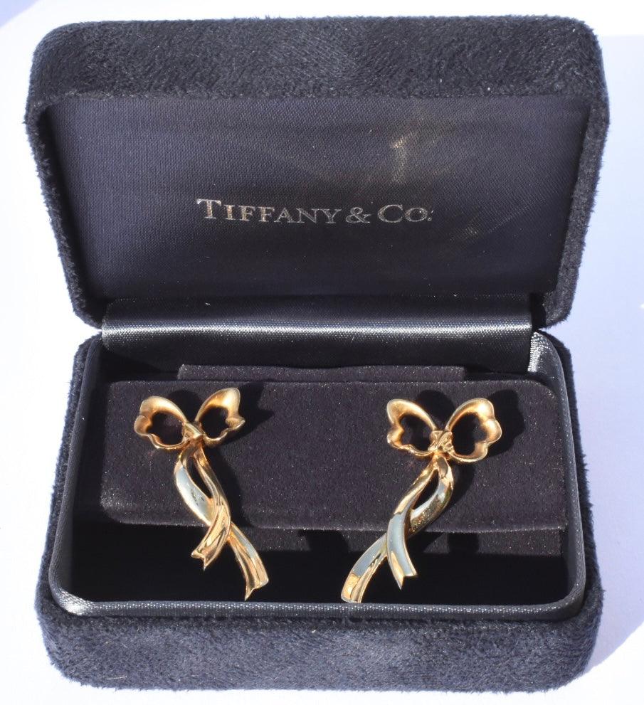 Tiffany & Co Bow Earrings - Luxury Vintage