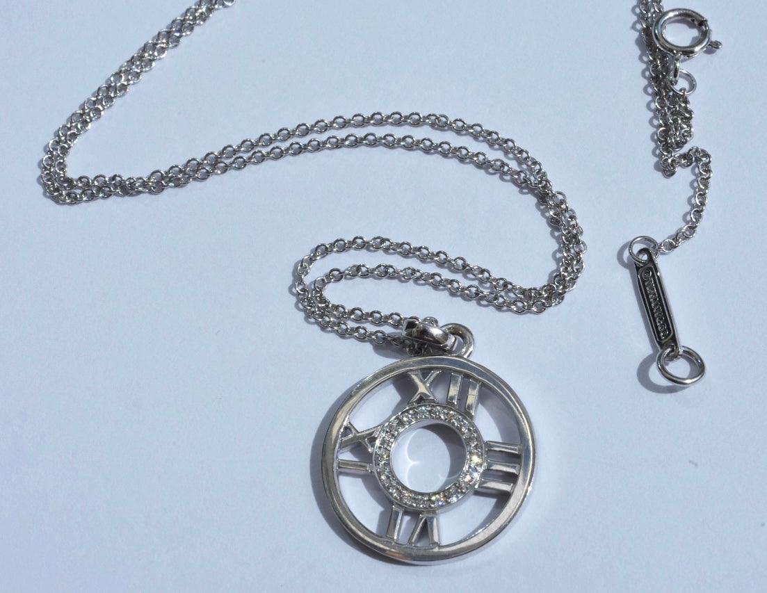 Tiffany & Co Diamond Atlas Necklace - Luxury Vintage