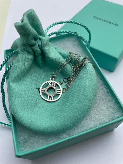 Tiffany & Co Diamond Atlas Necklace - Luxury Vintage