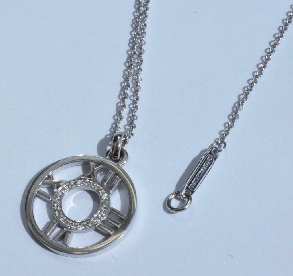 Tiffany & Co Diamond Atlas Necklace - Luxury Vintage